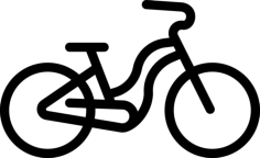 Girl Bicycle Sticker Svg Vector, Free Vectors File